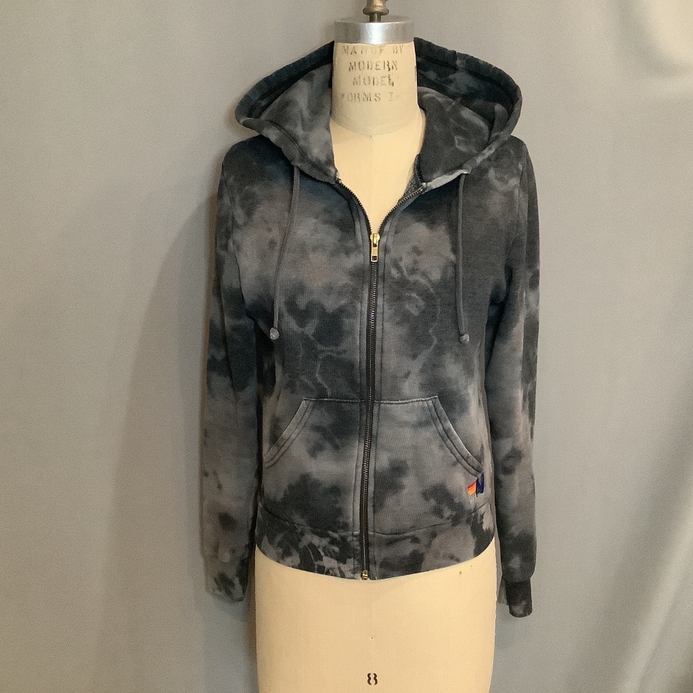Aviator Nation Tie Dye Zip Up Hoodie Size XS